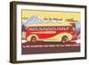 Bus Line, Chicago to California-null-Framed Art Print