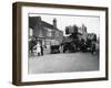 Bus on a Street in Amersham, Buckinghamshire-null-Framed Photographic Print