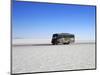 Bus on Salar de Uyuni, the Largest Salt Flat in the World, South West Bolivia, South America-Simon Montgomery-Mounted Photographic Print