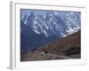 Bus on the Karakoram Highway Through the Karakoram Range, Pakistan-Poole David-Framed Photographic Print