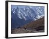 Bus on the Karakoram Highway Through the Karakoram Range, Pakistan-Poole David-Framed Photographic Print