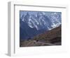 Bus on the Karakoram Highway Through the Karakoram Range, Pakistan-Poole David-Framed Photographic Print