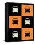 Bus Poster-NaxArt-Framed Stretched Canvas
