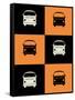 Bus Poster-NaxArt-Framed Stretched Canvas