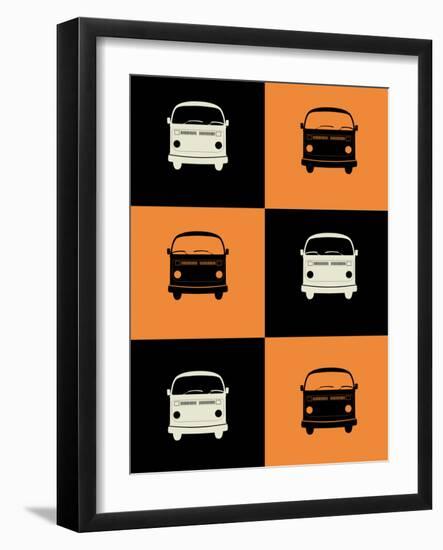 Bus Poster-NaxArt-Framed Art Print