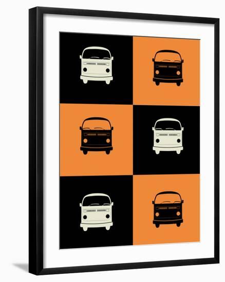Bus Poster-NaxArt-Framed Art Print