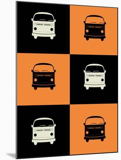 Bus Poster-NaxArt-Mounted Art Print