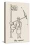 Bus Request Stop-William Heath Robinson-Stretched Canvas