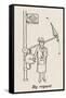 Bus Request Stop-William Heath Robinson-Framed Stretched Canvas