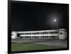 Bus Station at Night-Robert Brook-Framed Photographic Print