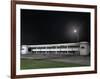 Bus Station at Night-Robert Brook-Framed Photographic Print