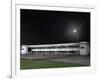 Bus Station at Night-Robert Brook-Framed Photographic Print