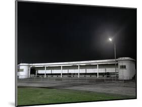 Bus Station at Night-Robert Brook-Mounted Photographic Print