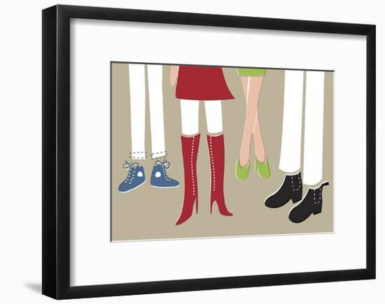 Bus Stop 2-Anthony Peters-Framed Art Print