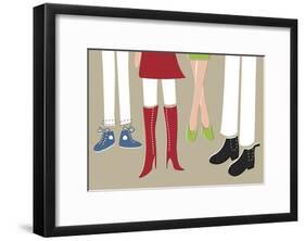 Bus Stop 2-Anthony Peters-Framed Art Print