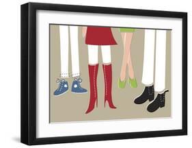 Bus Stop 2-Anthony Peters-Framed Art Print