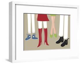 Bus Stop 2-Anthony Peters-Framed Art Print