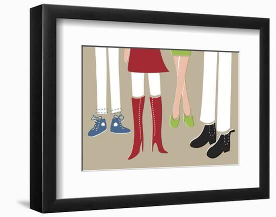 Bus Stop 2-Anthony Peters-Framed Art Print