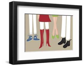Bus Stop 2-Anthony Peters-Framed Art Print