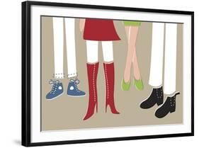 Bus Stop 2-Anthony Peters-Framed Art Print