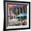 Bus Stop Cafe-Patti Mollica-Framed Art Print