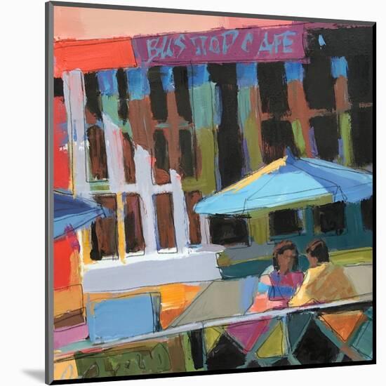 Bus Stop Cafe-Patti Mollica-Mounted Art Print