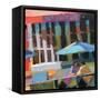 Bus Stop Cafe-Patti Mollica-Framed Stretched Canvas