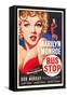 Bus Stop, Marilyn Monroe on US poster art, 1956-null-Framed Stretched Canvas