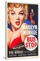 Bus Stop, Marilyn Monroe on US poster art, 1956-null-Stretched Canvas