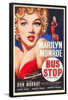 Bus Stop, Marilyn Monroe on US poster art, 1956-null-Framed Poster