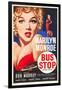 Bus Stop, Marilyn Monroe on US poster art, 1956-null-Framed Poster