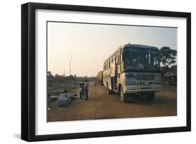 Bus Stop Near Guayaraerin, Bolivia, South America-Mark Chivers-Framed Photographic Print