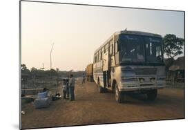 Bus Stop Near Guayaraerin, Bolivia, South America-Mark Chivers-Mounted Photographic Print