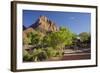 Bus Stop, the Watchman, Zion National Park, Utah, Usa-Rainer Mirau-Framed Photographic Print