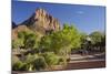 Bus Stop, the Watchman, Zion National Park, Utah, Usa-Rainer Mirau-Mounted Photographic Print