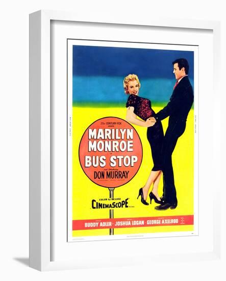 Bus Stop-null-Framed Art Print