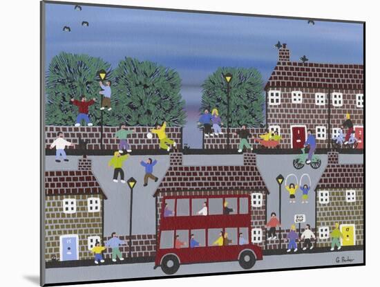 Bus Stop-Gordon Barker-Mounted Giclee Print