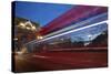 Bus Tower Bridge-Sebastien Lory-Stretched Canvas