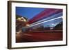 Bus Tower Bridge-Sebastien Lory-Framed Photographic Print