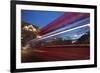 Bus Tower Bridge-Sebastien Lory-Framed Photographic Print