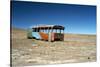 Bus Wreck, Near Chilean Border, Salar De Uyuni, Bolivia, South America-Mark Chivers-Stretched Canvas