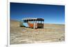 Bus Wreck, Near Chilean Border, Salar De Uyuni, Bolivia, South America-Mark Chivers-Framed Photographic Print
