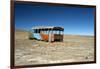 Bus Wreck, Near Chilean Border, Salar De Uyuni, Bolivia, South America-Mark Chivers-Framed Photographic Print