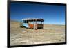 Bus Wreck, Near Chilean Border, Salar De Uyuni, Bolivia, South America-Mark Chivers-Framed Photographic Print