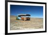 Bus Wreck, Near Chilean Border, Salar De Uyuni, Bolivia, South America-Mark Chivers-Framed Photographic Print