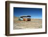 Bus Wreck, Near Chilean Border, Salar De Uyuni, Bolivia, South America-Mark Chivers-Framed Premium Photographic Print