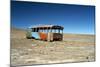 Bus Wreck, Near Chilean Border, Salar De Uyuni, Bolivia, South America-Mark Chivers-Mounted Photographic Print