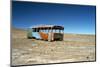 Bus Wreck, Near Chilean Border, Salar De Uyuni, Bolivia, South America-Mark Chivers-Mounted Photographic Print