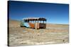 Bus Wreck, Near Chilean Border, Salar De Uyuni, Bolivia, South America-Mark Chivers-Stretched Canvas