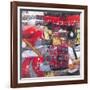 Bus-Annick Bru-Framed Art Print